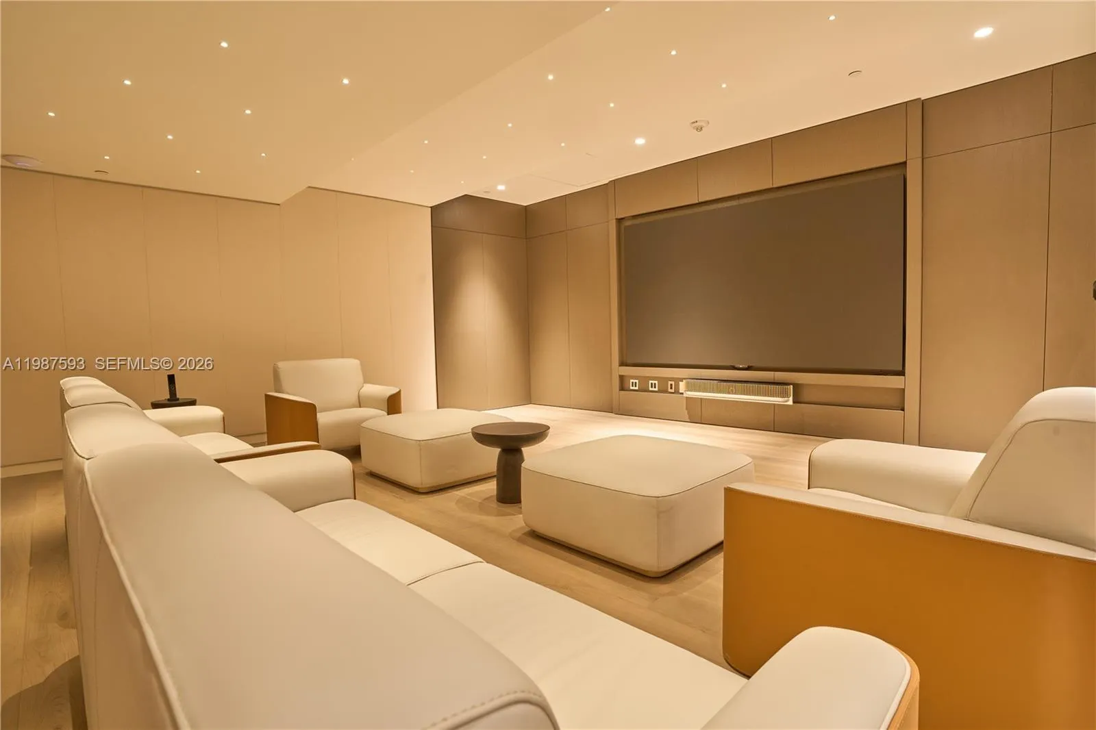 Level 54-Small Cinema Room.