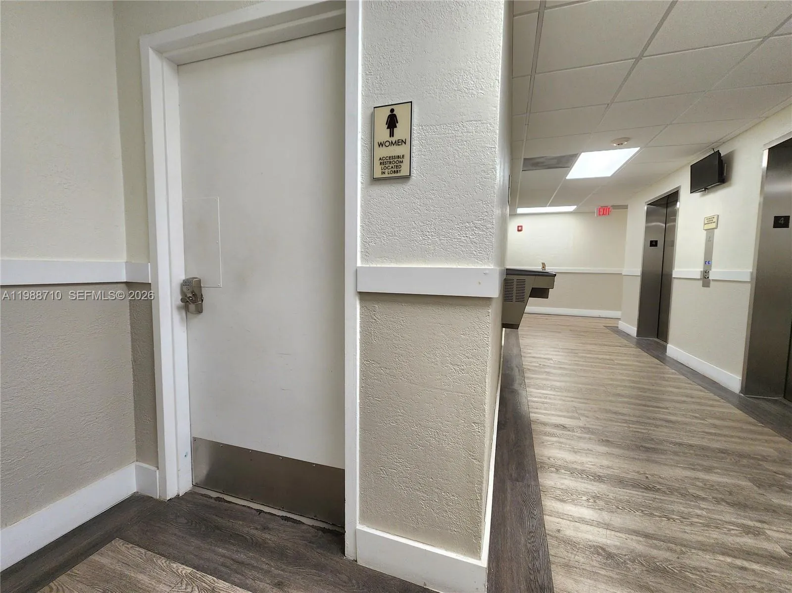 Mens and Ladies Room on Every Floor
