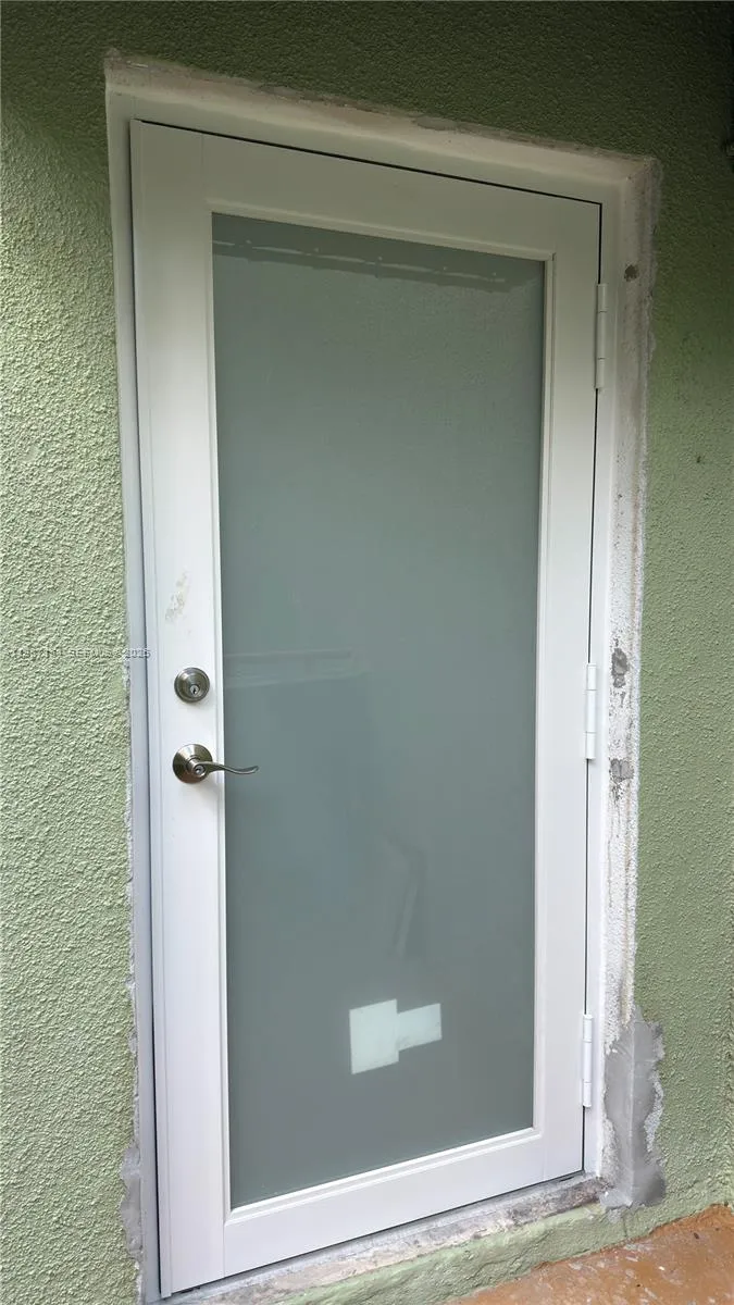 Front door - impact