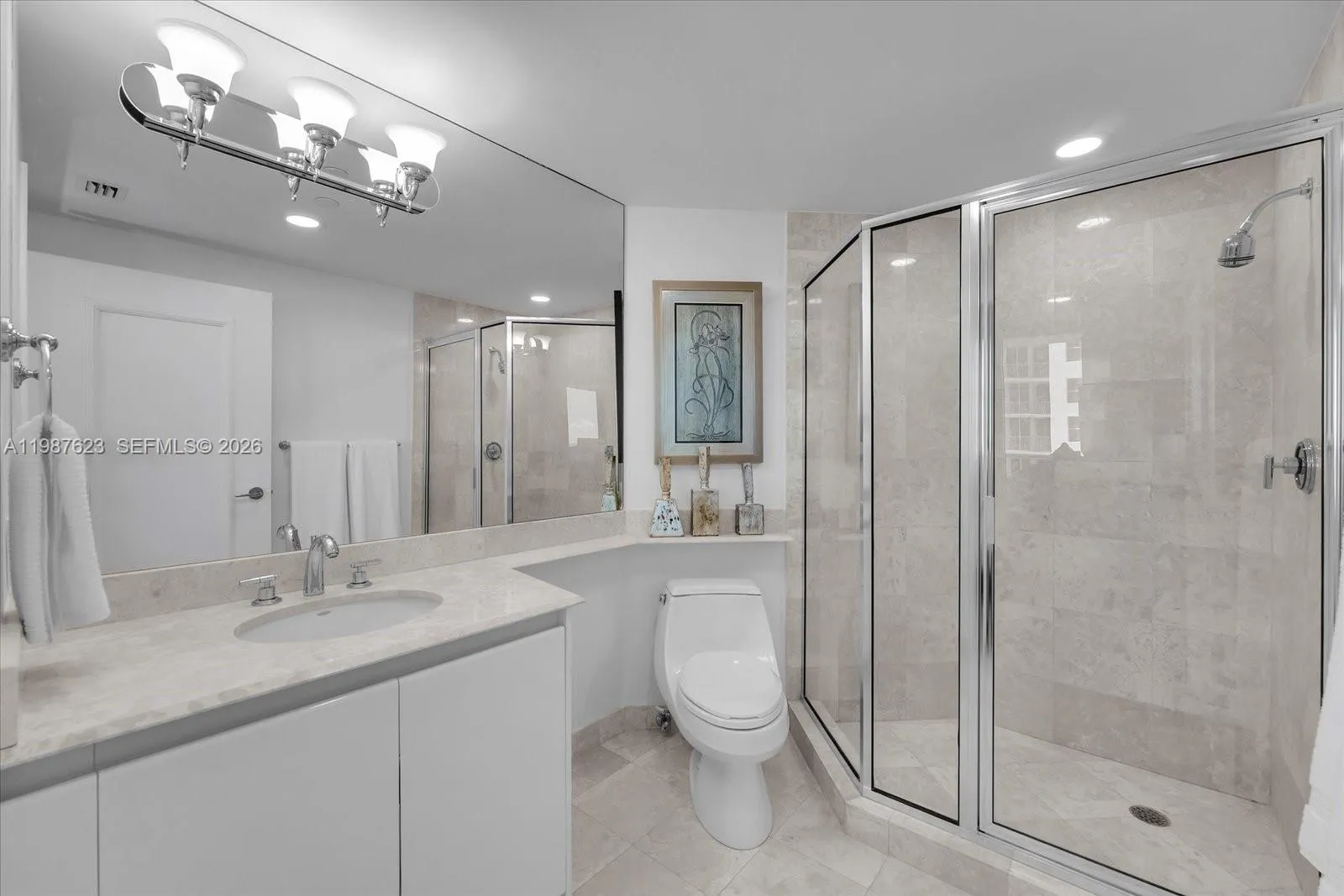 Property may also be rented as a 2-BD for $17,900/month with this bedroom locked.