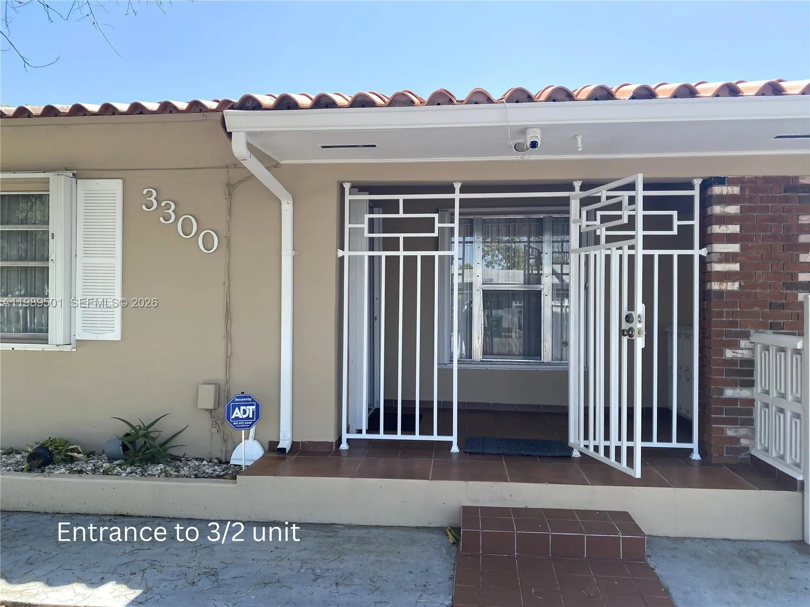 Entrance to 3/2 Unit