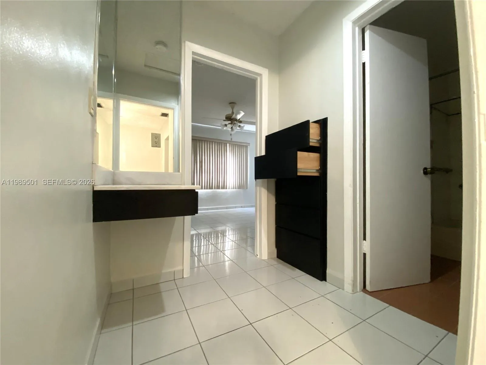 Vestibule/vanity area - area between bedroom #1 and bathroom.