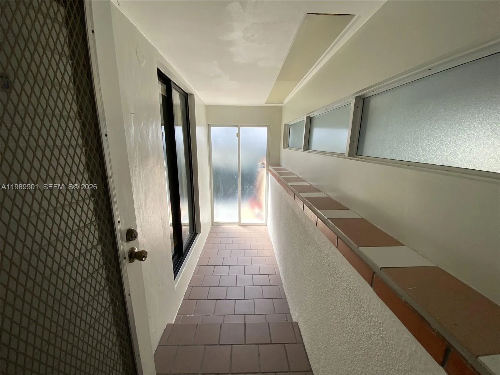 Corridor to the outside.
