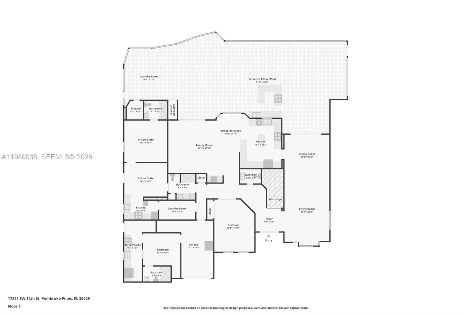 17211 Sw 12th St, Pembroke Pines, Florida 33029, Pembroke Pines, Florida 33029, 5 Bedrooms Bedrooms, ,3 BathroomsBathrooms,Residential,For Sale,17211 Sw 12th St, Pembroke Pines, Florida 33029,A11989036