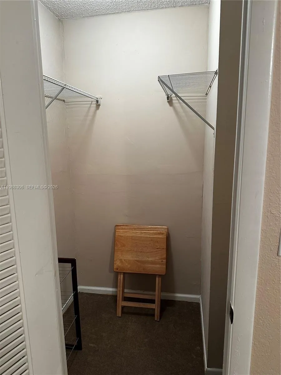 Walk in closed 2nd bedroom