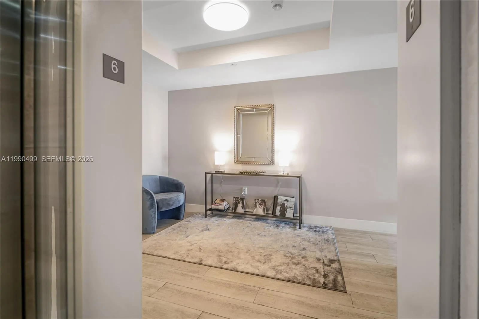 Semi Private elevator to you unit open to the private foyer