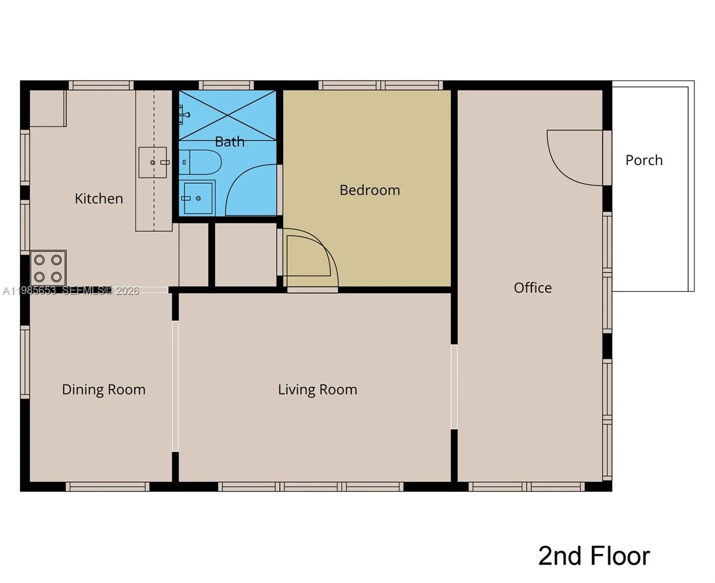 2nd Floor Rear Apt