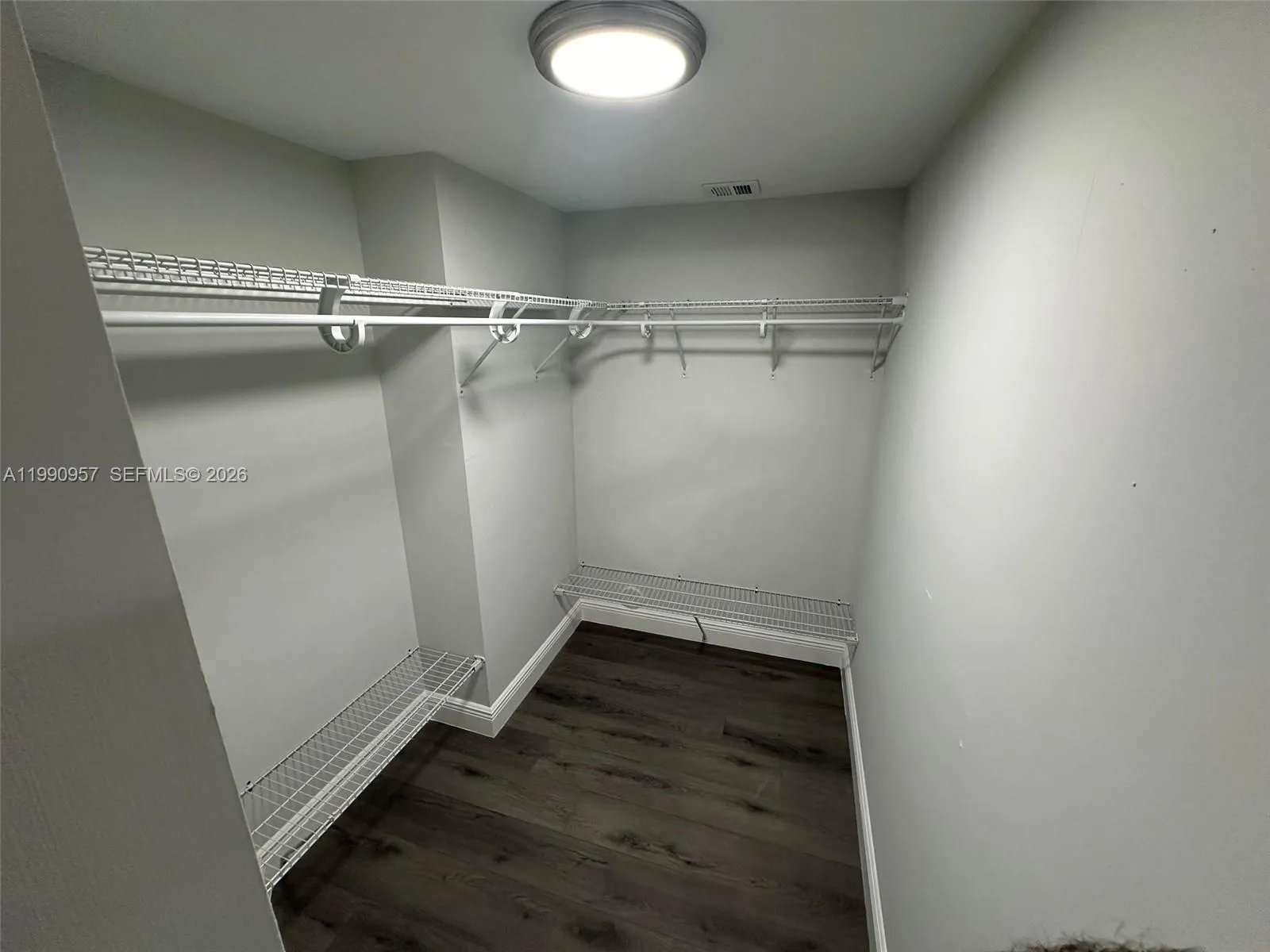 Master Walk-in closet