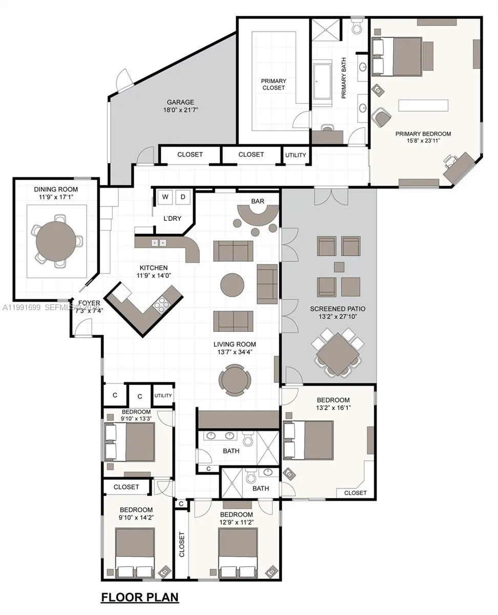 9955 Sw 74th St, Miami, Florida 33173, Miami, Florida 33173, 5 Bedrooms Bedrooms, ,3 BathroomsBathrooms,Residential,For Sale,9955 Sw 74th St, Miami, Florida 33173,A11991699