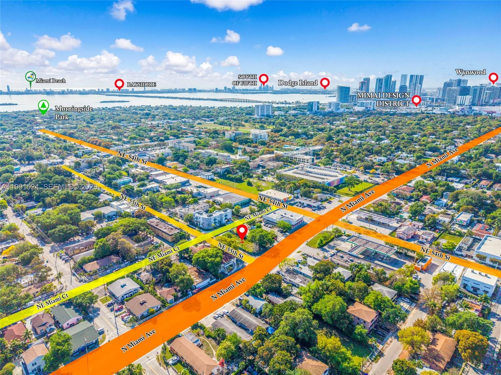 Location in relationship to