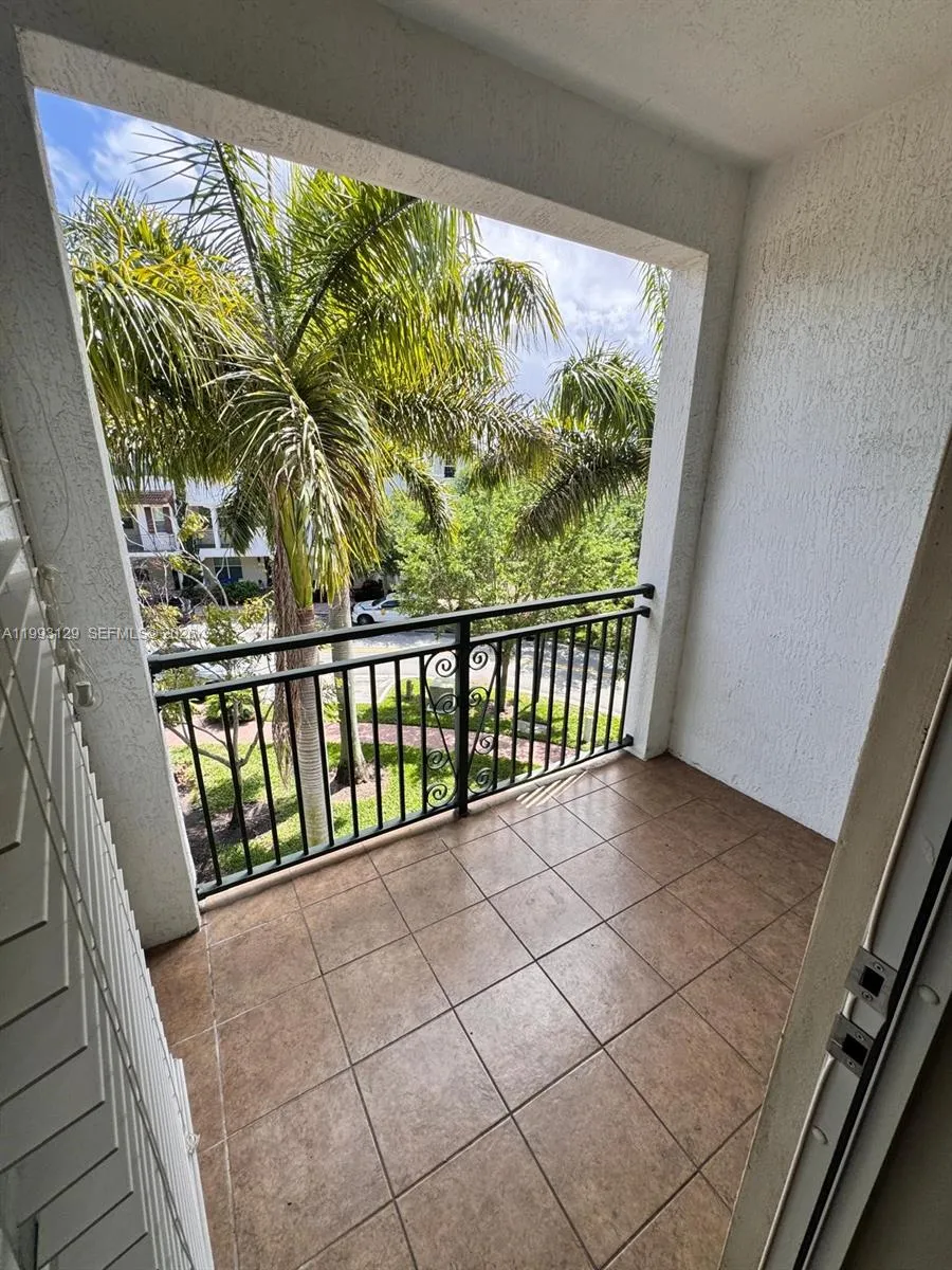 Master bedroom balcony