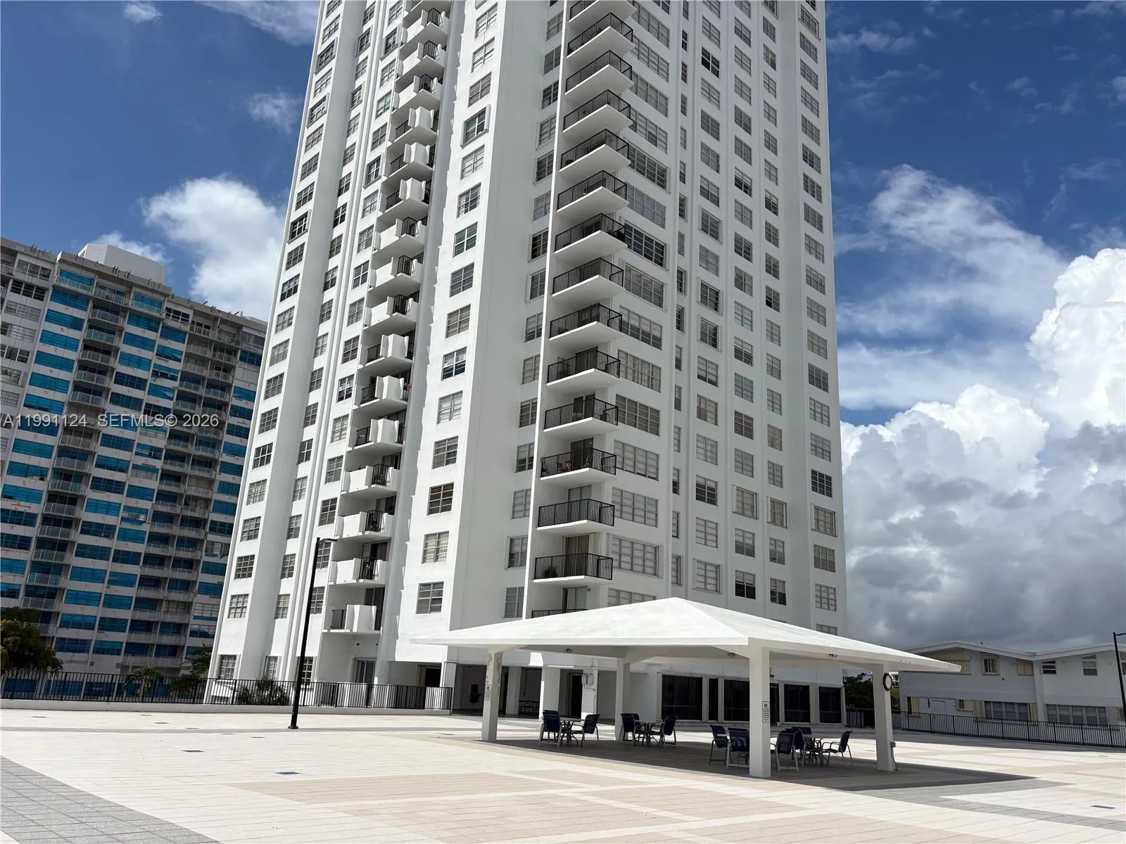 Building view from second pool