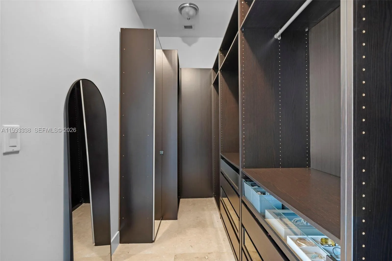 Primary Walking Closet