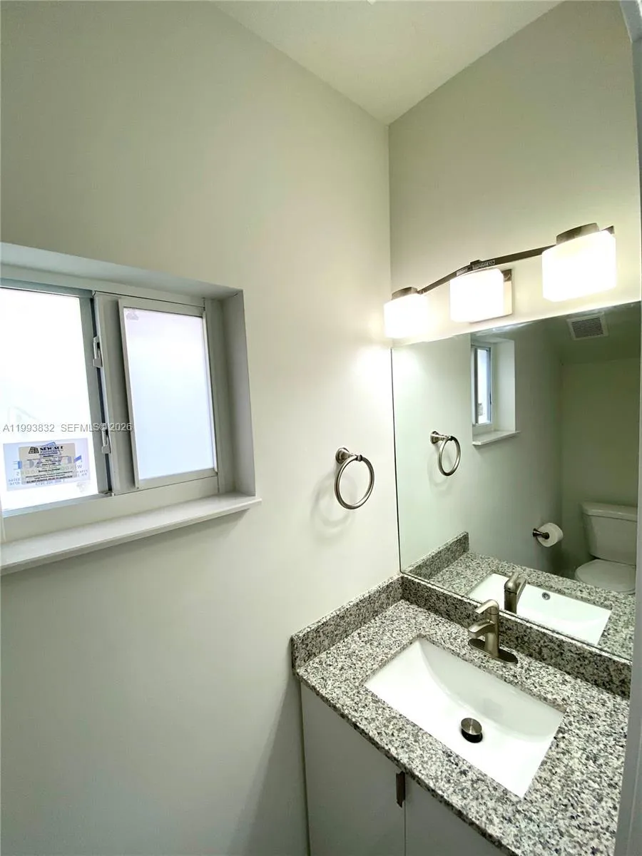 half bath downstairs