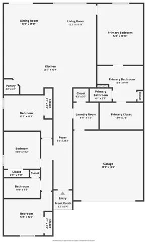 -1312 Peach Creek Drive - Floor Plan 1