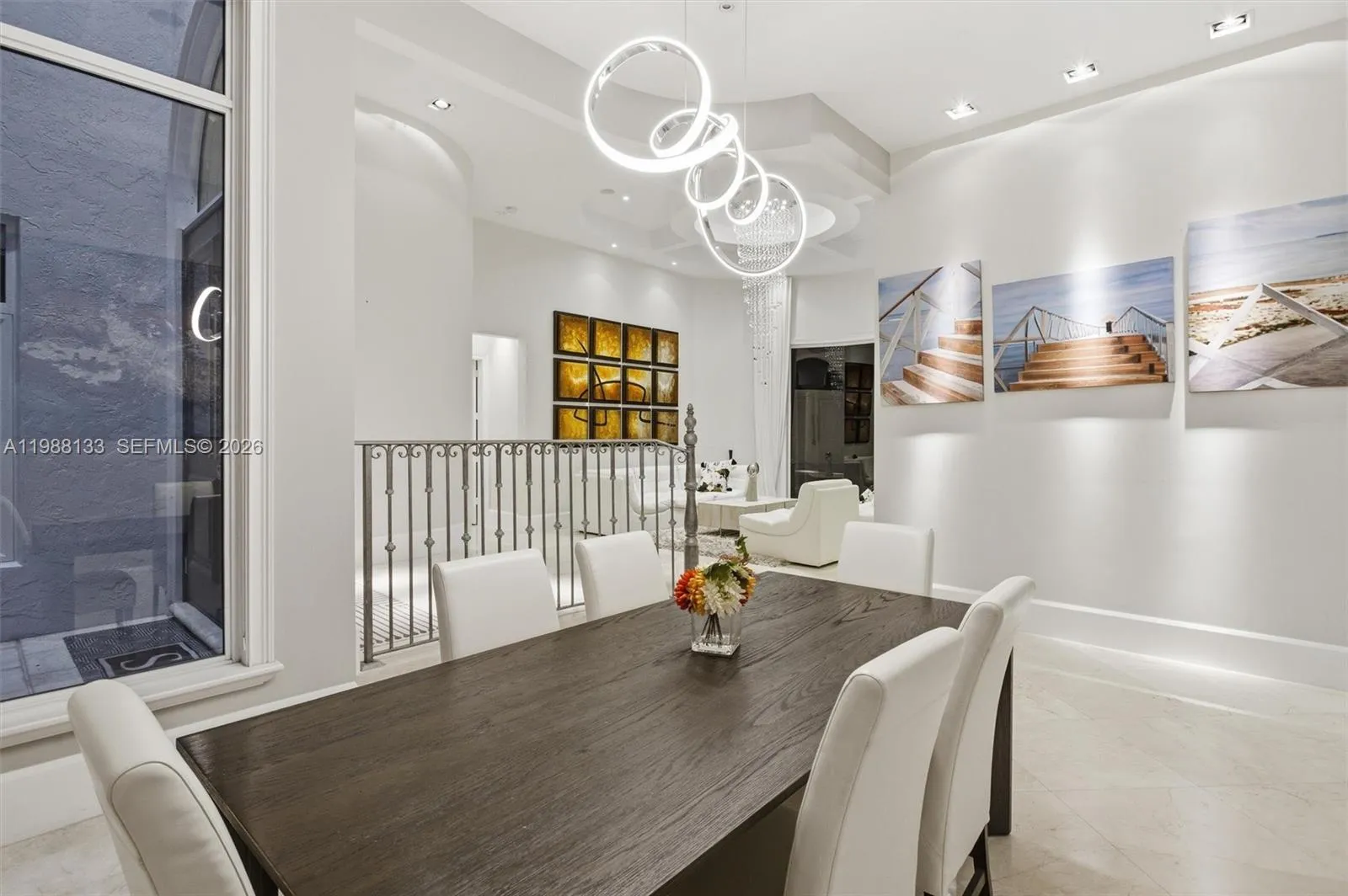 Formal dining near entry