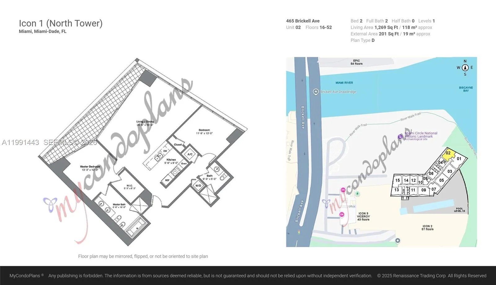 465 Brickell Ave 2902, Miami, Florida 33131, Miami, Florida 33131, 2 Bedrooms Bedrooms, ,2 BathroomsBathrooms,Residential Lease,For Rent,465 Brickell Ave 2902, Miami, Florida 33131,A11991443