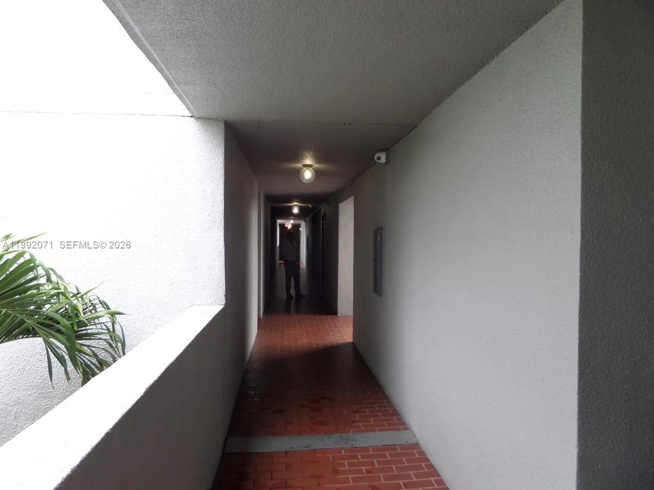 outdoor hallway