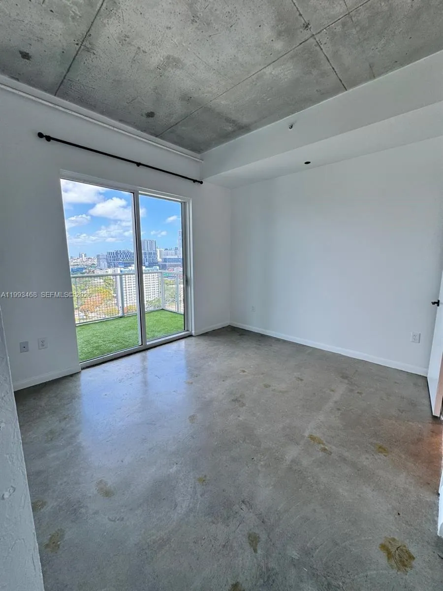 View walking into the bedroom