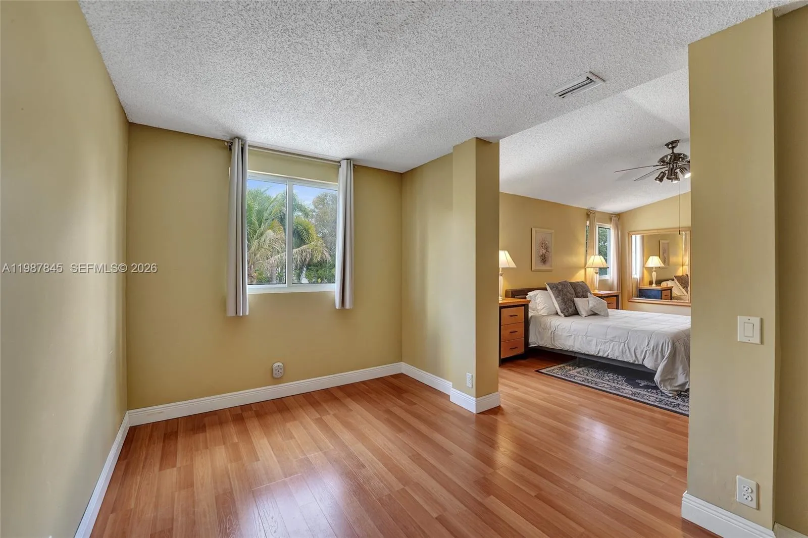 Sitting area in master bedroom