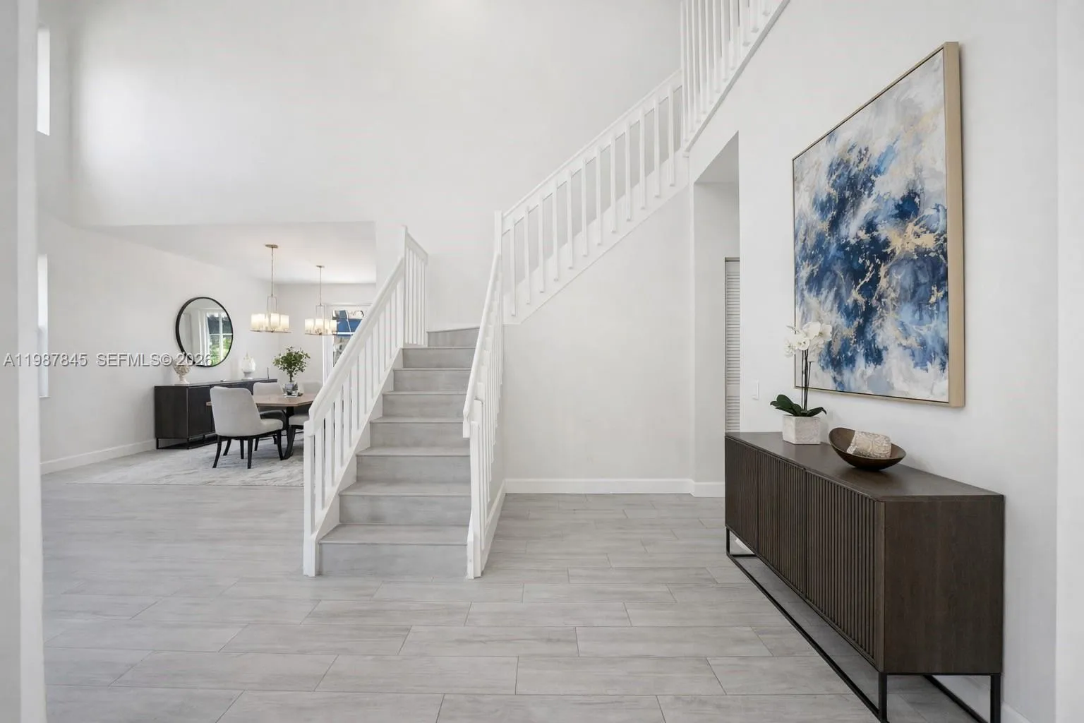 DIGITALLY ENHANCED painted and new furniture