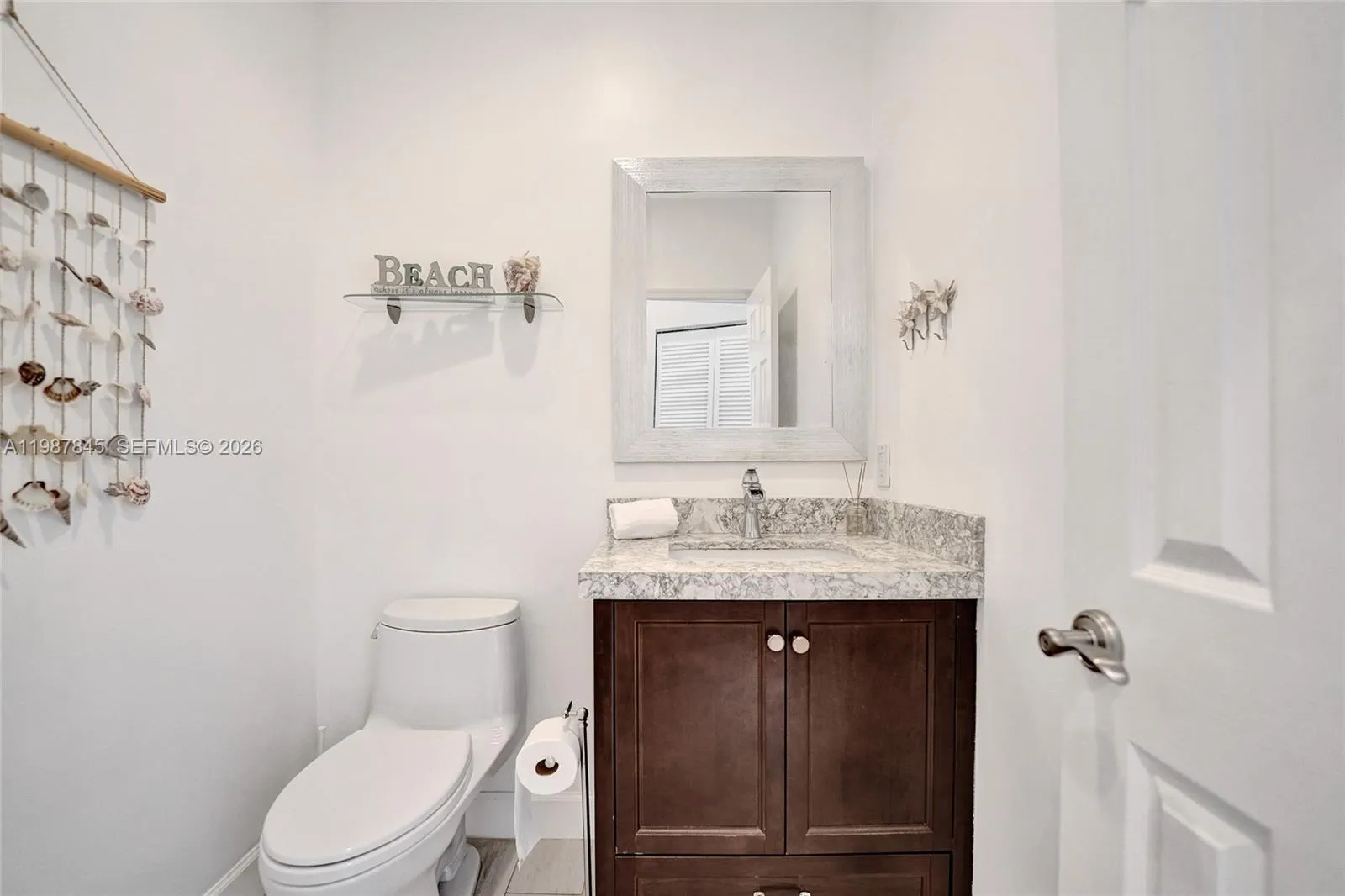 Half bathroom downstairs