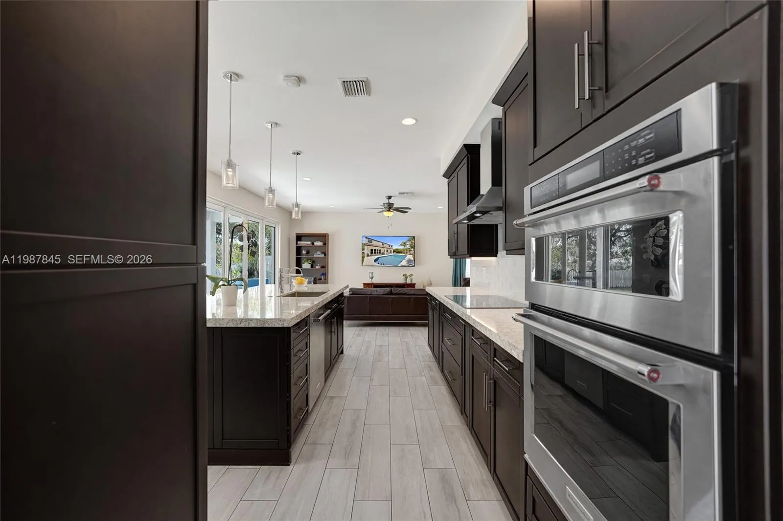 Walking into the kitchen from the Dining Room