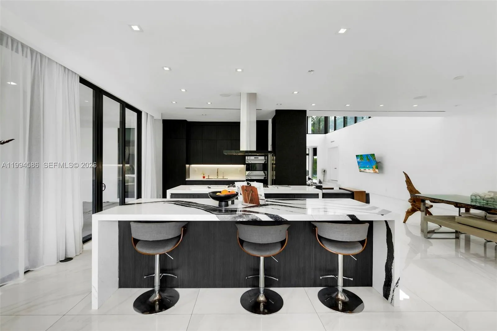 Double Waterfall Kitchen Islands