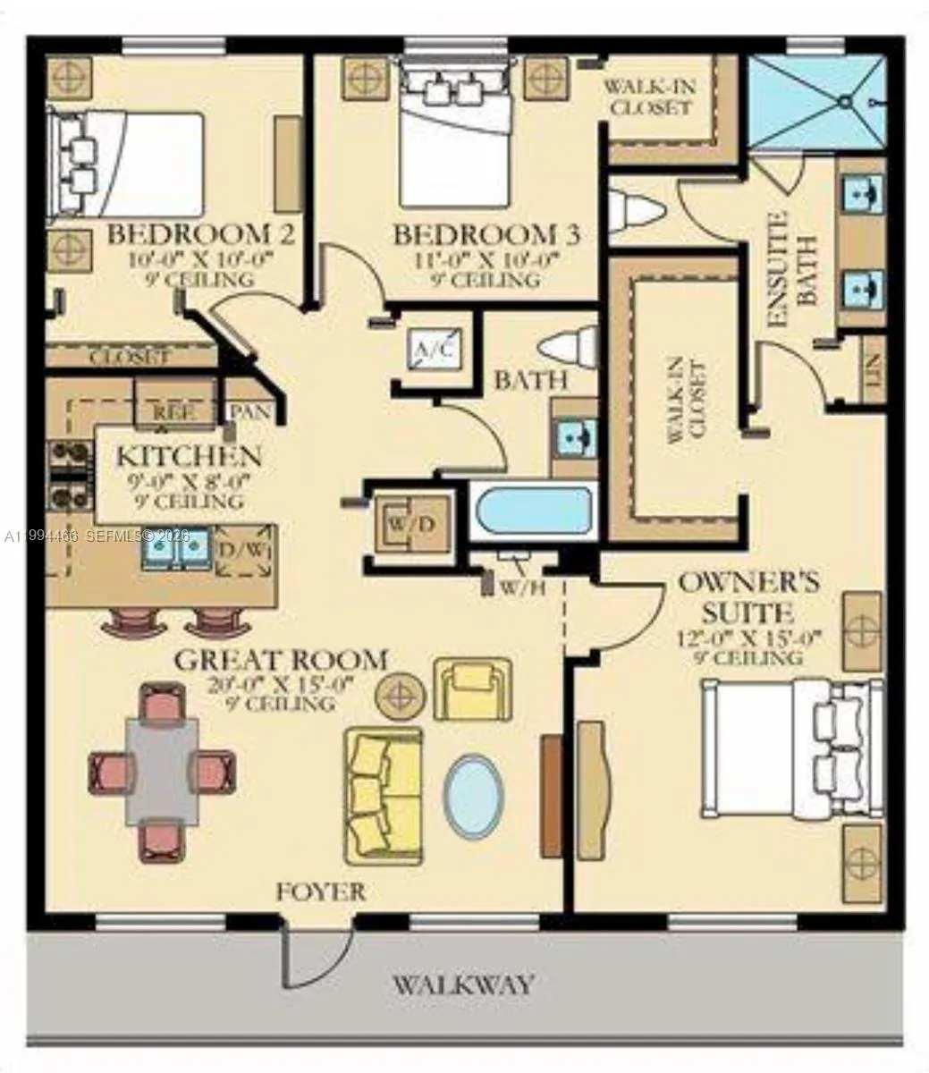 Doral, Florida 33178, 3 Bedrooms Bedrooms, ,2 BathroomsBathrooms,Residential Lease,For Rent,A11994466