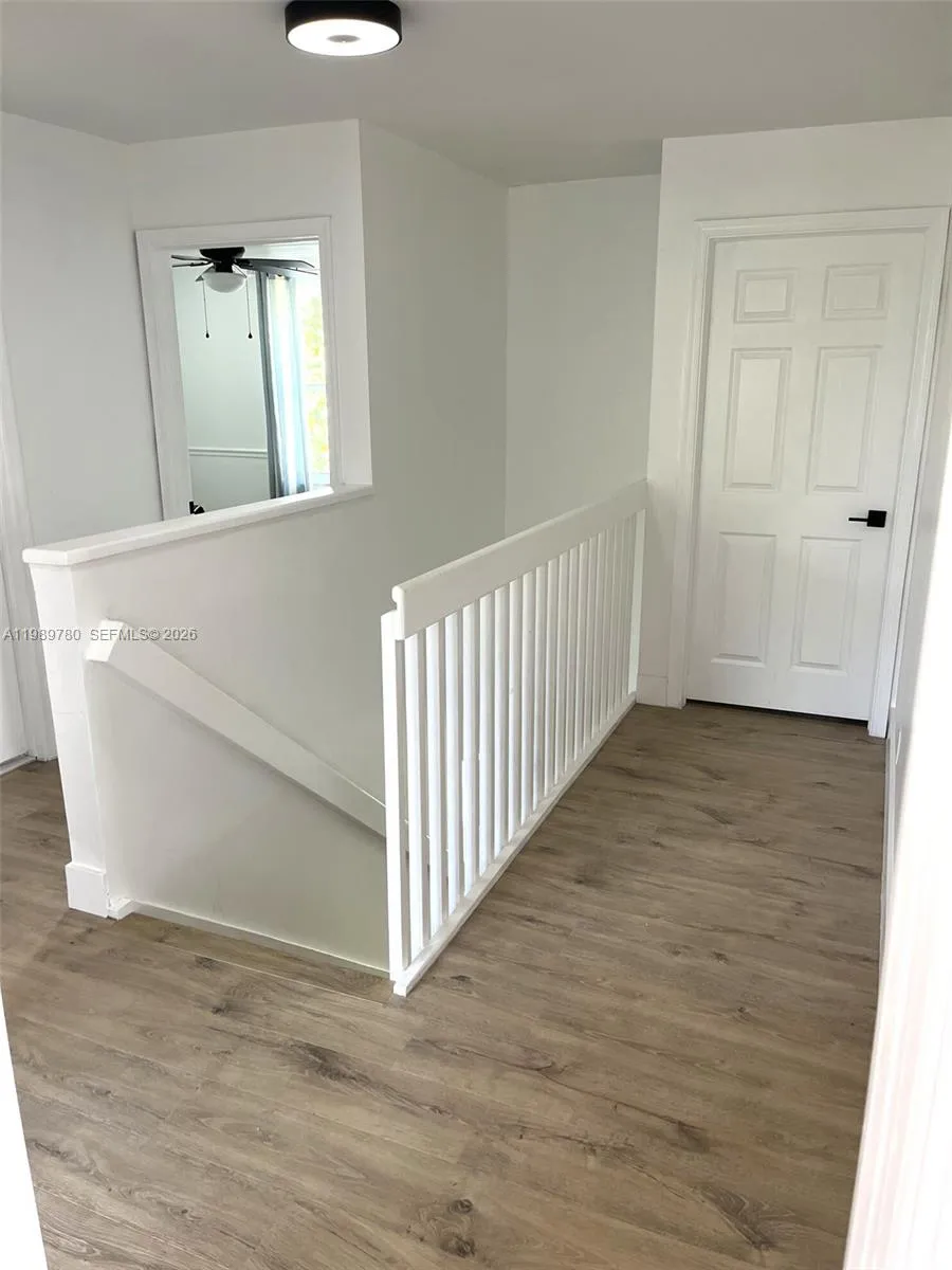 hallway leading downstairs