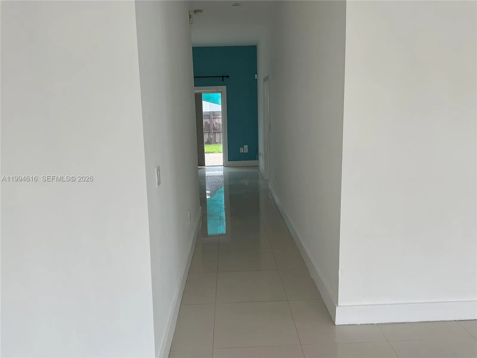 hall from main entrance to formal dining or Fl Room