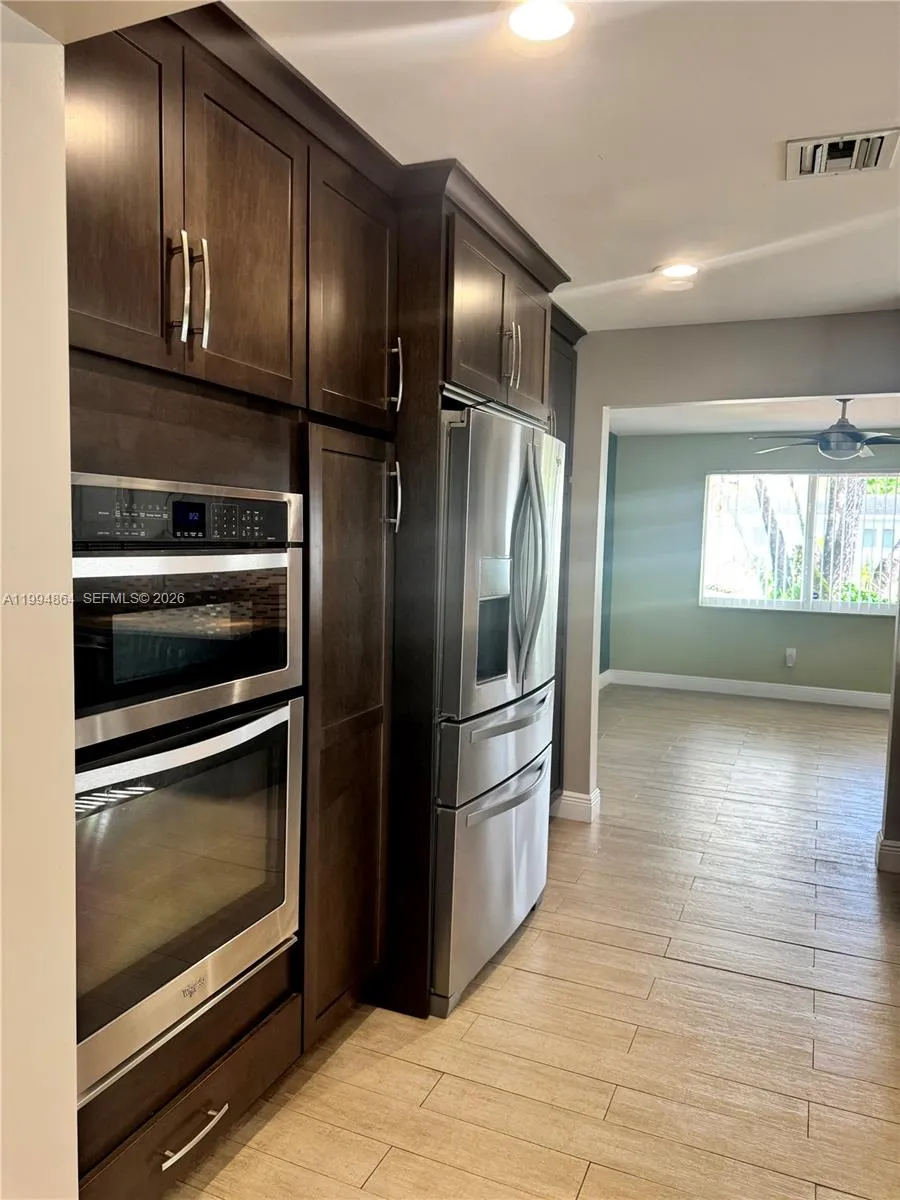 Walk through kitchen