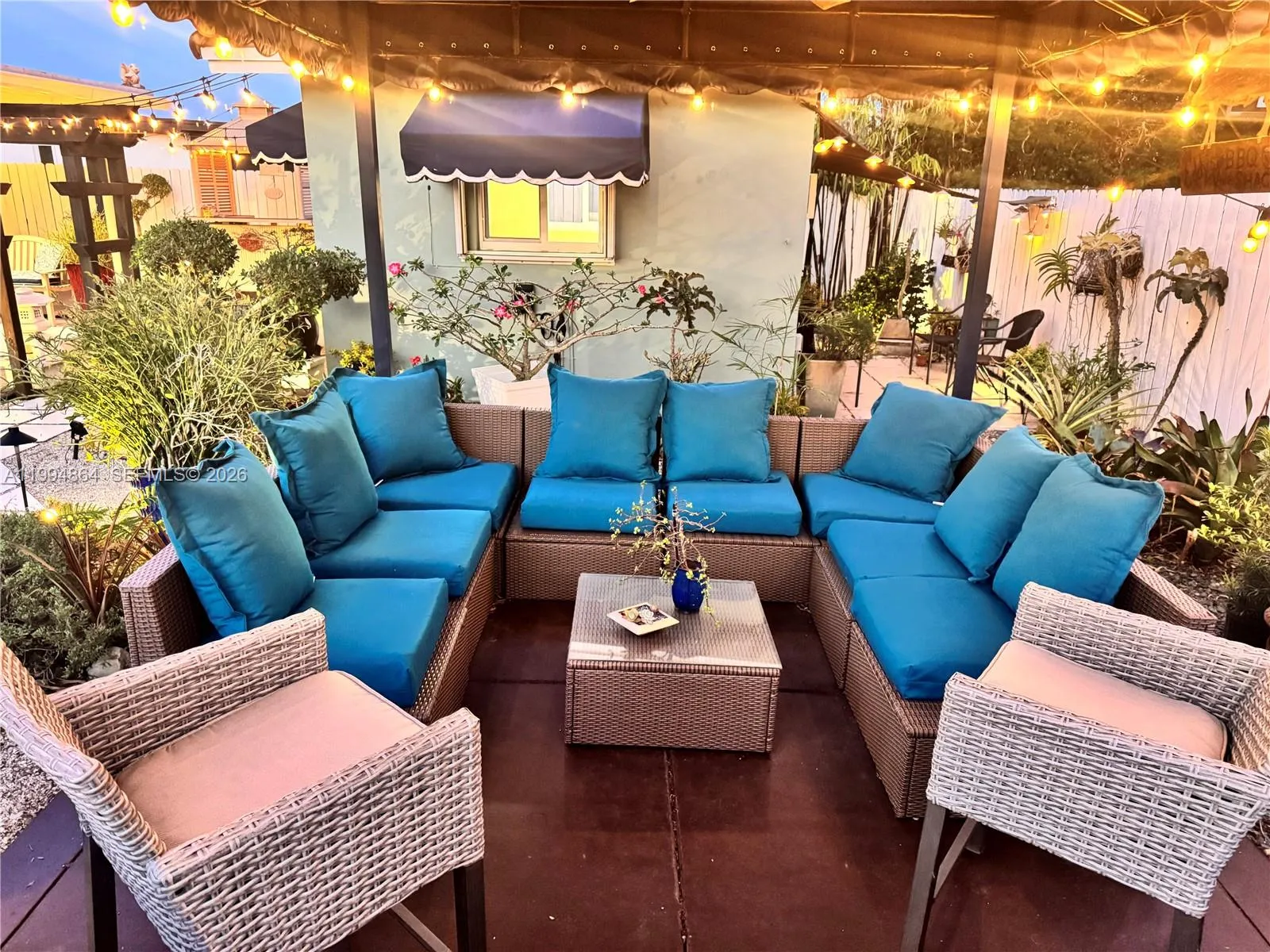 Outdoor sitting area