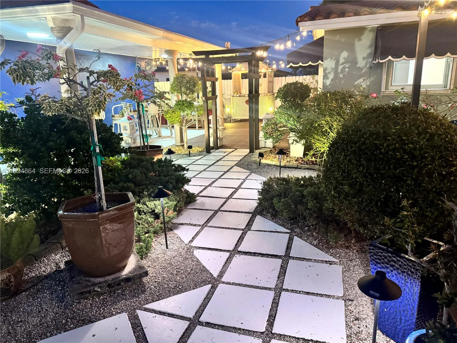 Illuminated walkway