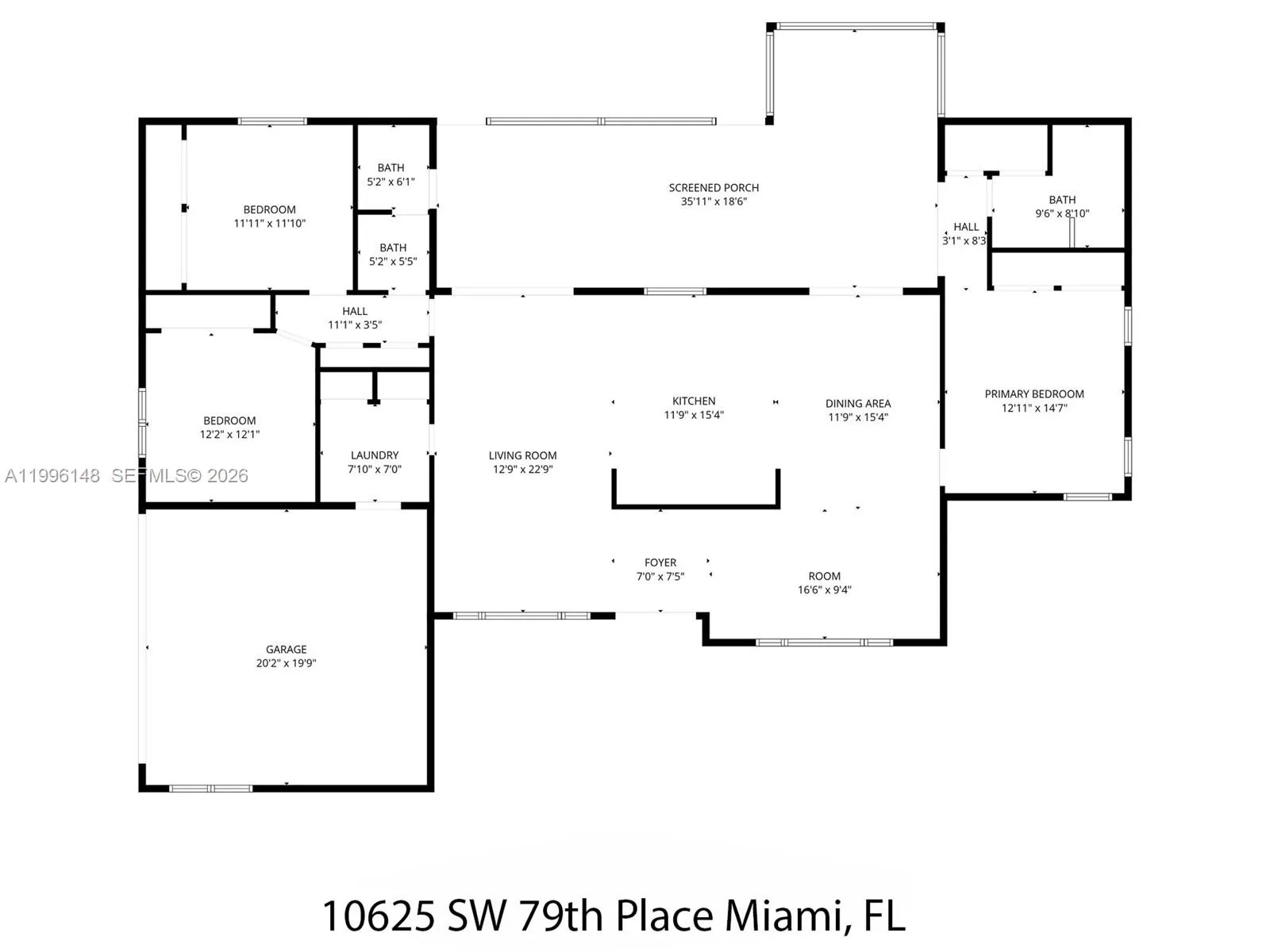 10625 Sw 79th Pl, Miami, Florida 33156, Miami, Florida 33156, 3 Bedrooms Bedrooms, ,2 BathroomsBathrooms,Residential,For Sale,10625 Sw 79th Pl, Miami, Florida 33156,A11996148