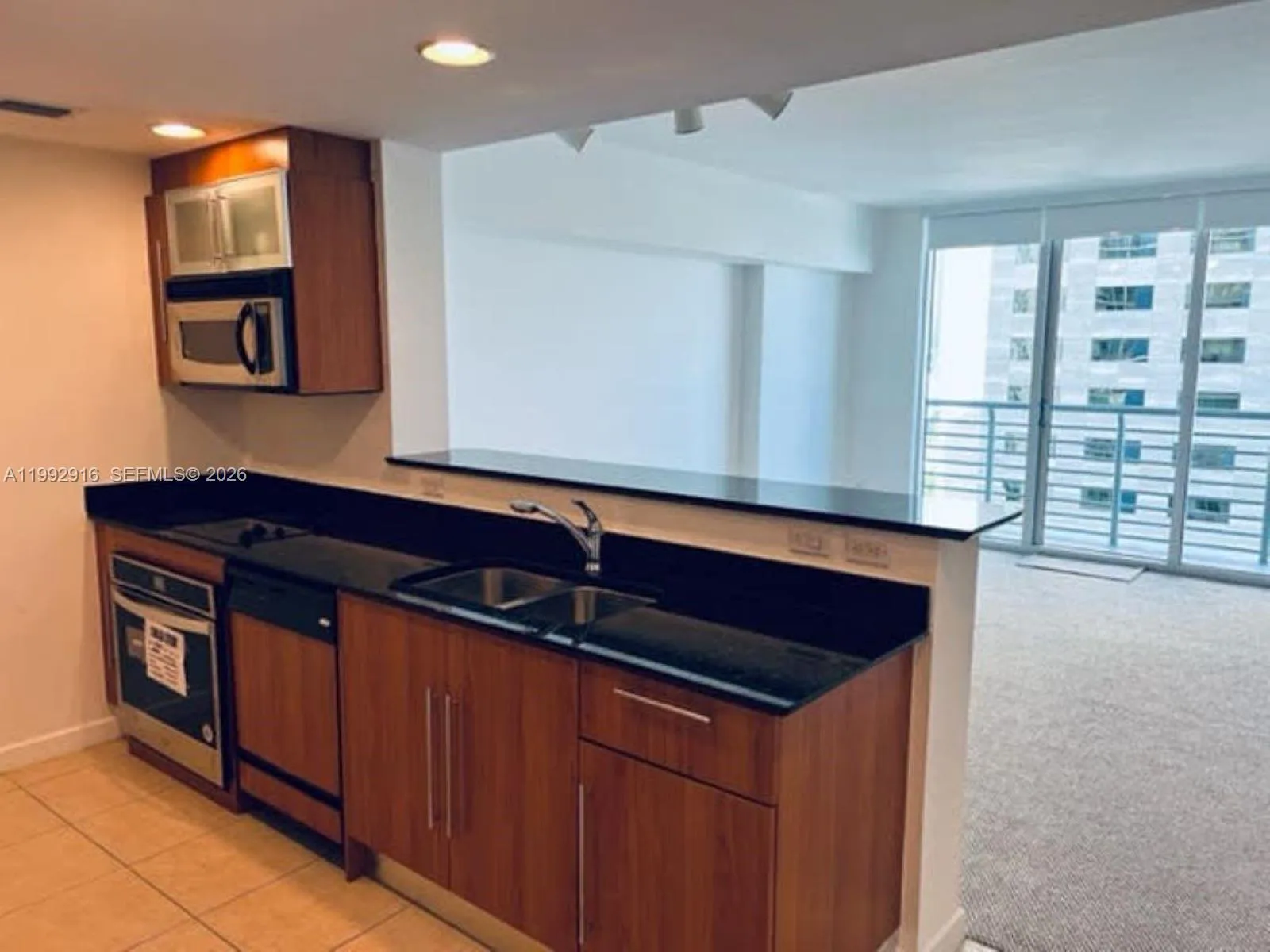 - Kitchen and Living/Sleep Area