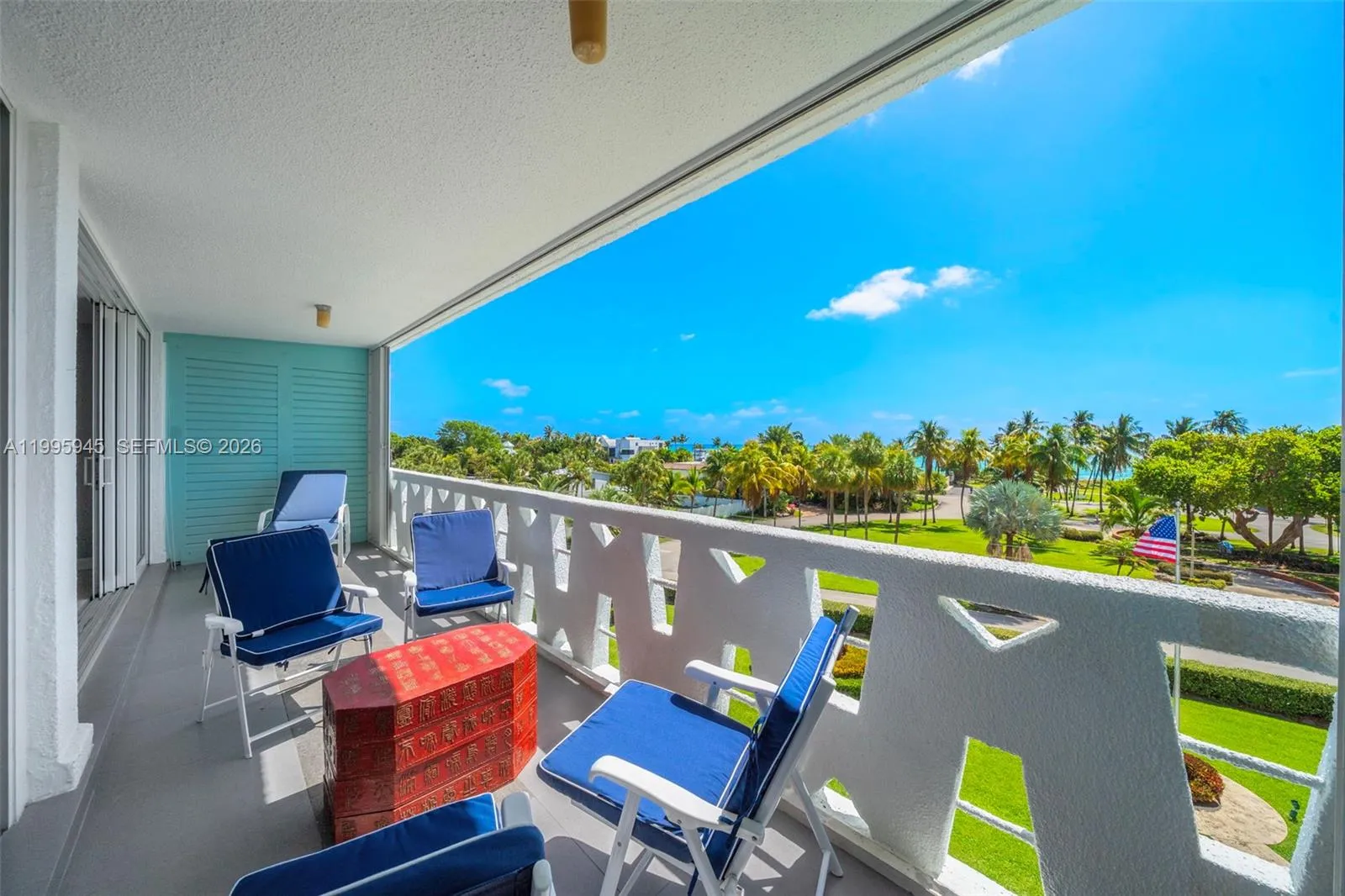Stunning Ocean and Palm Tree Views