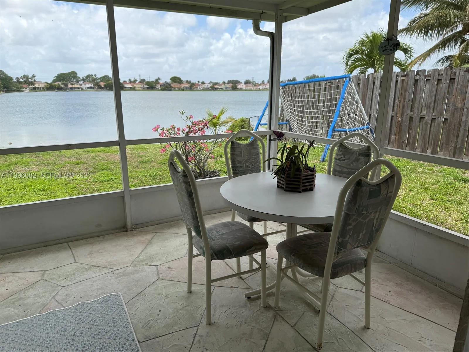 Patio Overlooking Lake