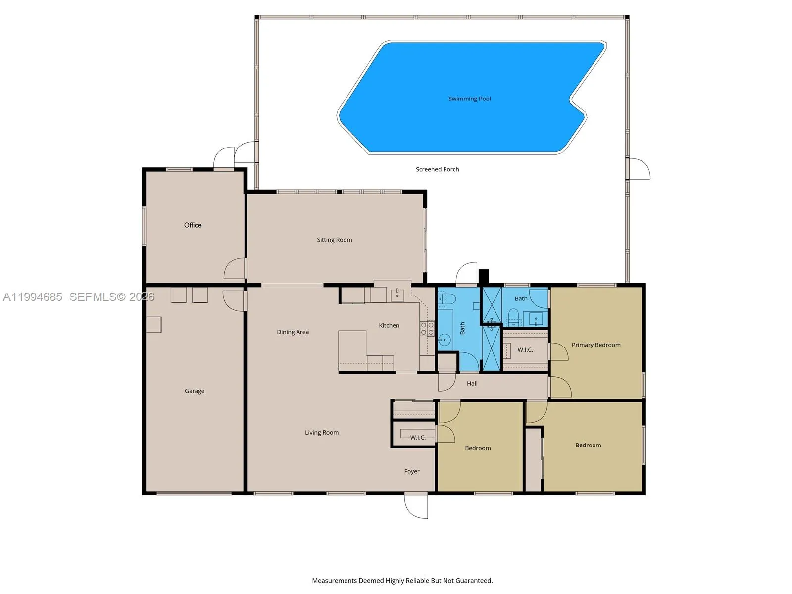 8541 Sw 87th Ct, Miami, Florida 33173, Miami, Florida 33173, 3 Bedrooms Bedrooms, ,2 BathroomsBathrooms,Residential,For Sale,8541 Sw 87th Ct, Miami, Florida 33173,A11994685