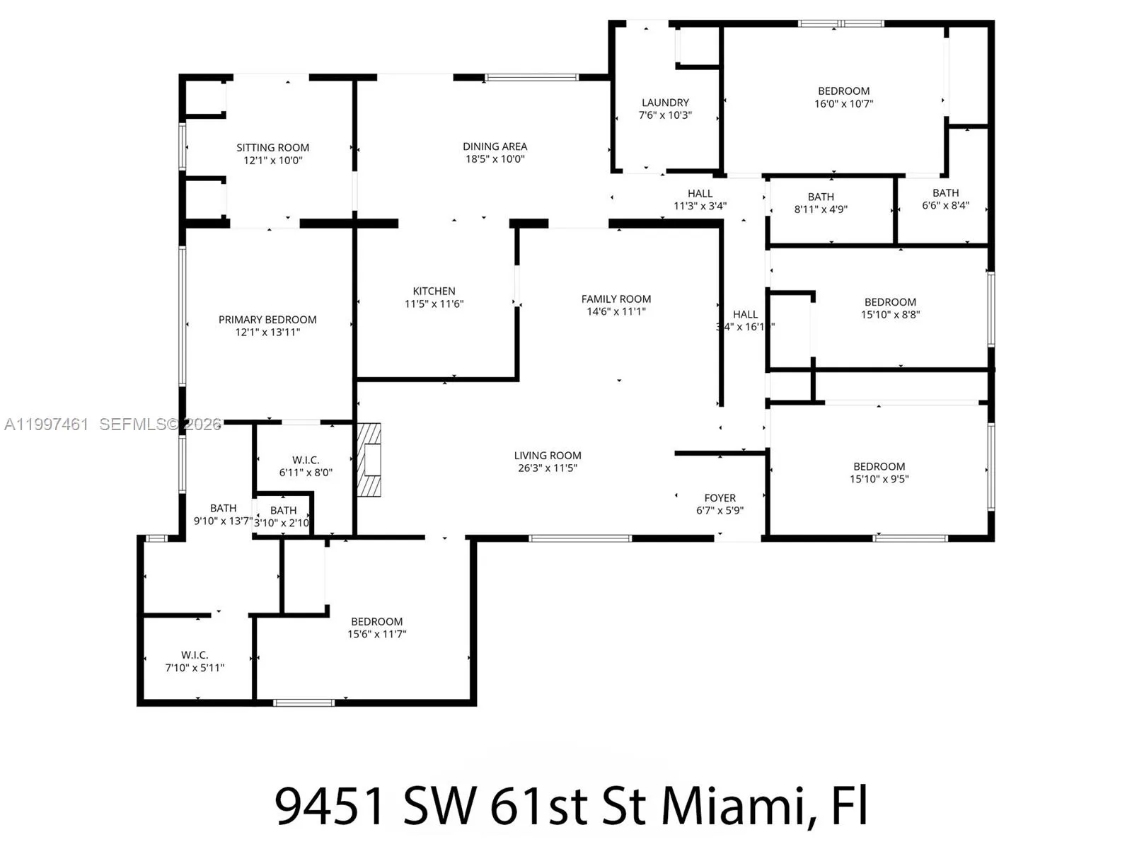 9451 Sw 61st St, Miami, Florida 33173, Miami, Florida 33173, 5 Bedrooms Bedrooms, ,3 BathroomsBathrooms,Residential,For Sale,9451 Sw 61st St, Miami, Florida 33173,A11997461
