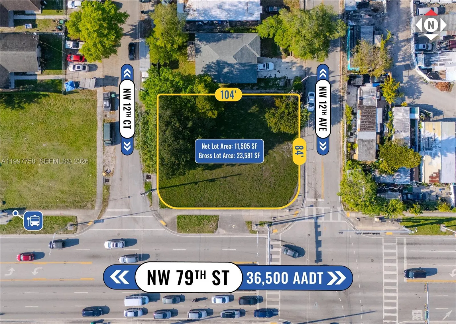 1205 Nw 79th St, Miami, Florida 33147, Miami, Florida 33147, ,Land,For Sale,1205 Nw 79th St, Miami, Florida 33147,A11997758