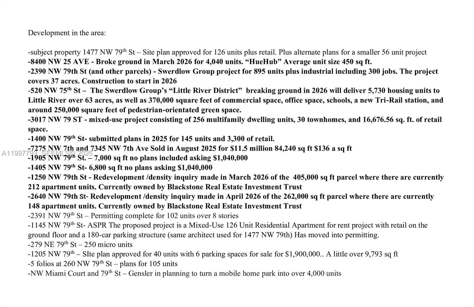 1477 Nw 79th St, Miami, Florida 33147, Miami, Florida 33147, ,Land,For Sale,1477 Nw 79th St, Miami, Florida 33147,A11997793