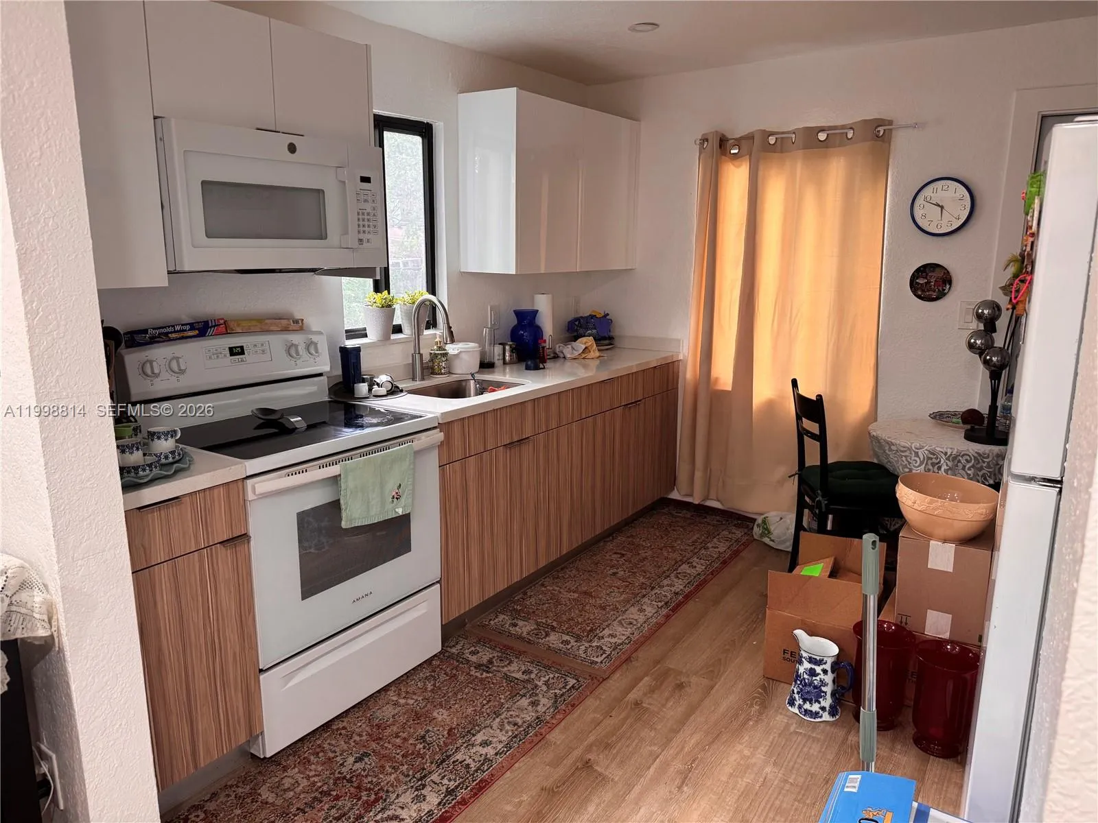 Stove, Microwave, and Fridge