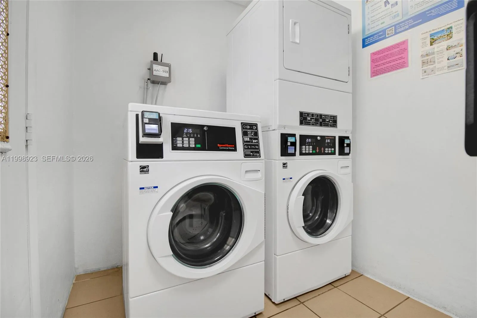 Sufficient new machines for your convenience