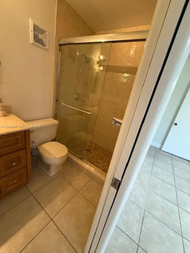 remodeled master bath with shower