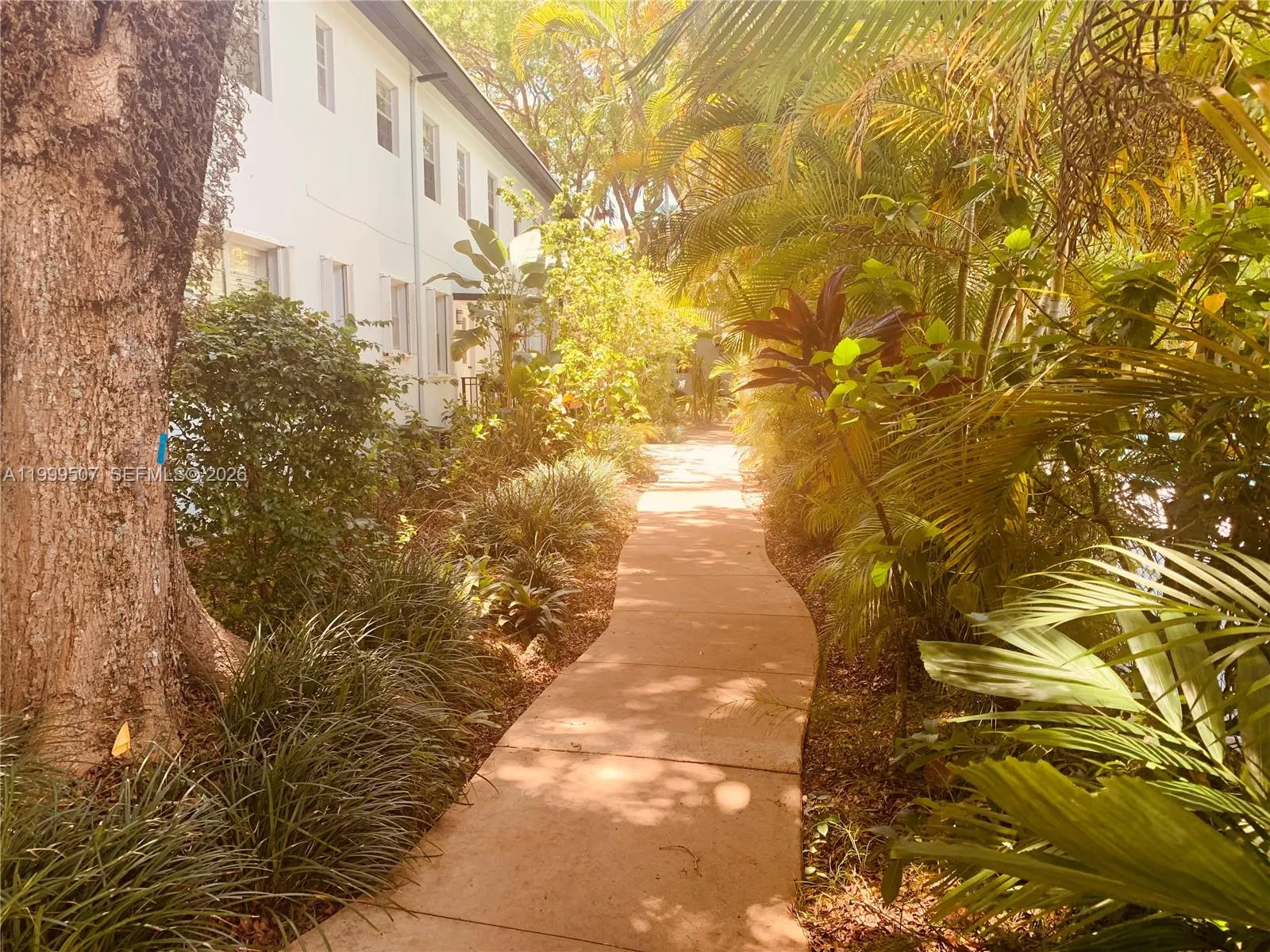 Between pooll and unit.