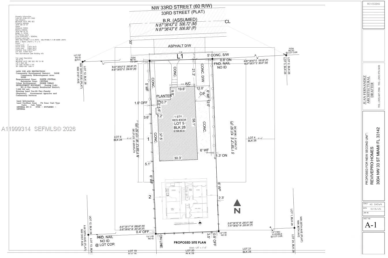 3034 Nw 33rd St, Miami, Florida 33142, Miami, Florida 33142, ,Residential Income,For Sale,3034 Nw 33rd St, Miami, Florida 33142,A11999314