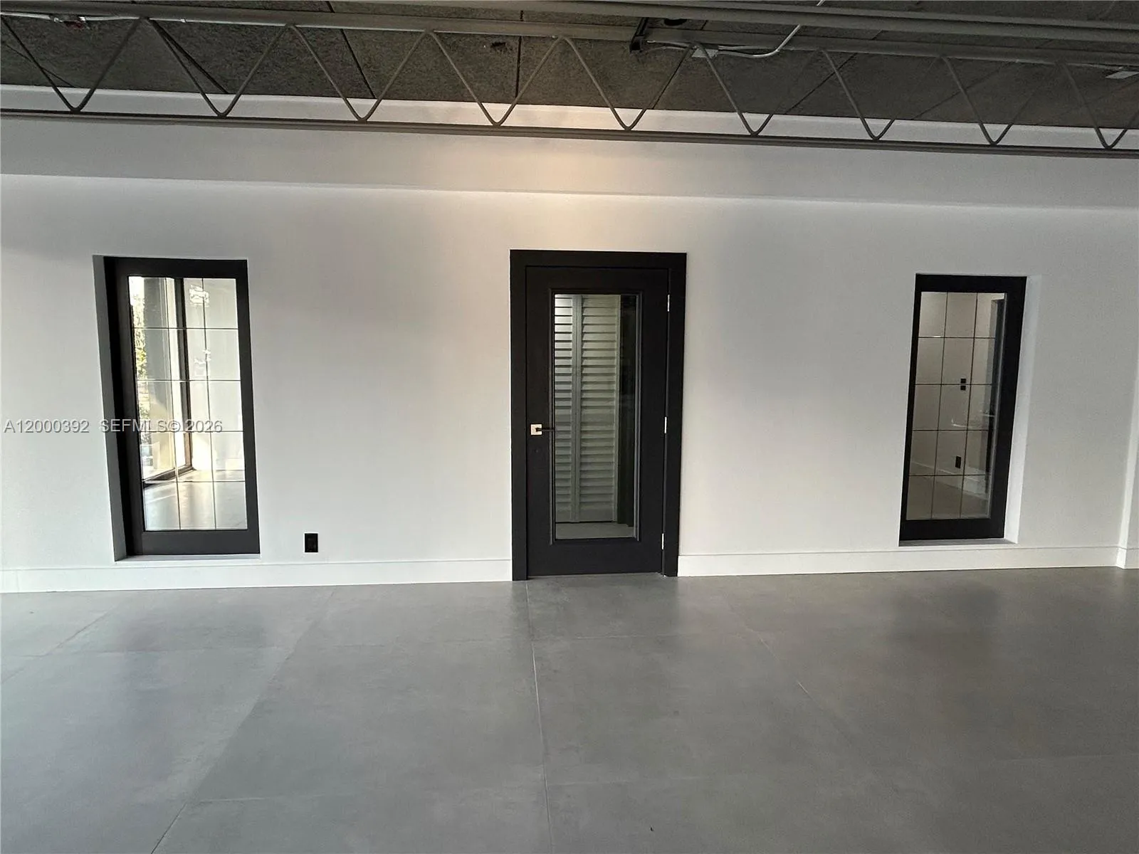 Entrance to office area