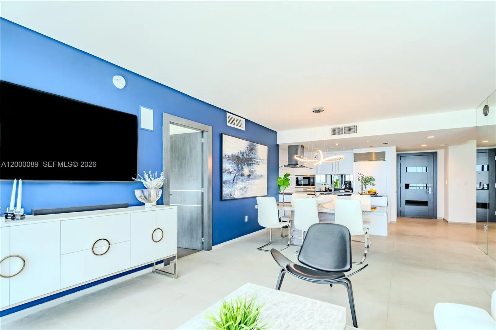 Open space living with plenty of natural light to open your heart and mind to beautiful Miami ocean views