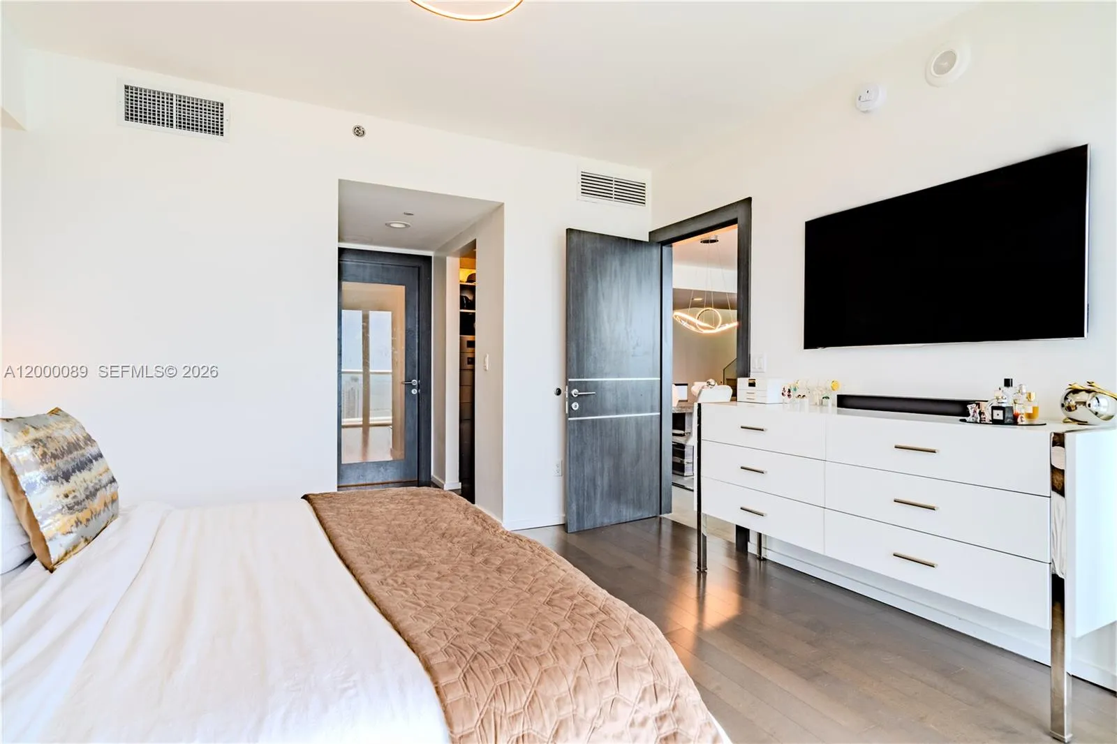 Master Bedroom with 2 walk-in closets